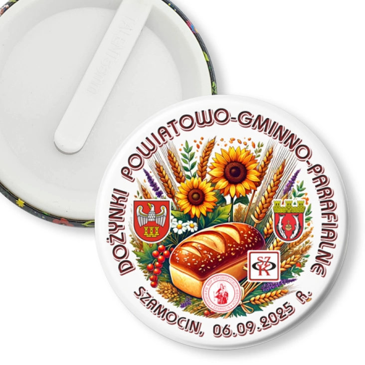 przypinka klips Dożynki Szamocin 2025