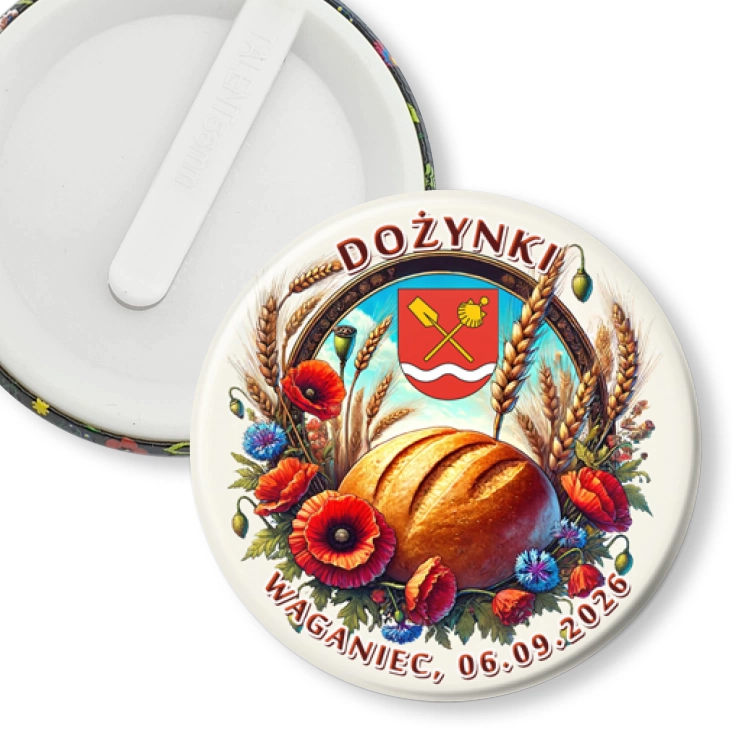 przypinka klips Dożynki Waganiec 2026