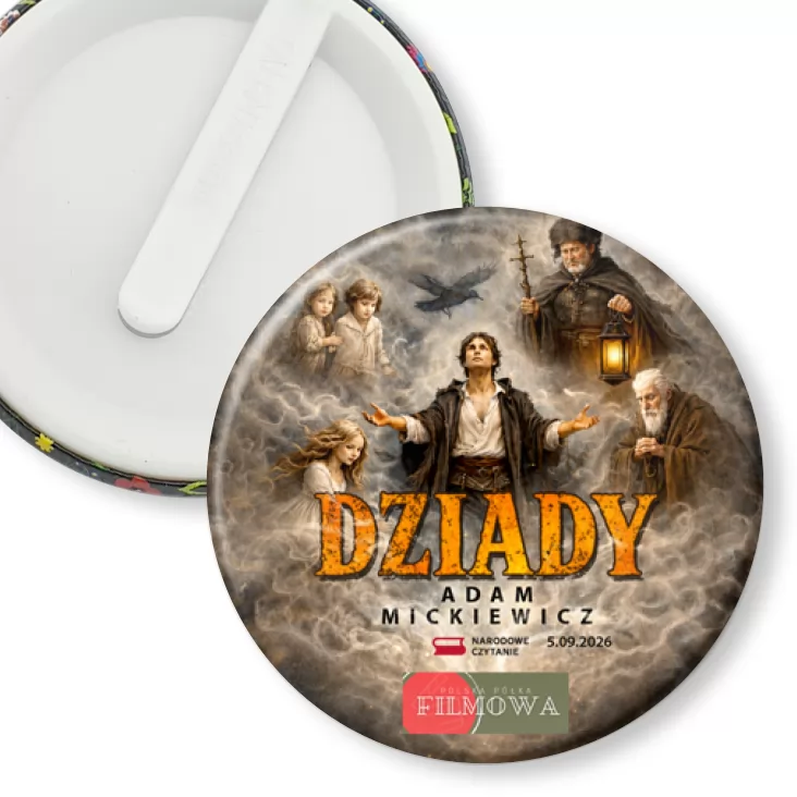 przypinka klips Dziady PPF