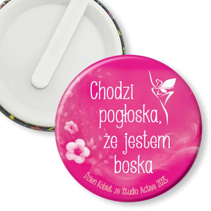 przypinka klips Dzień Kobiet 2025 Studio Active