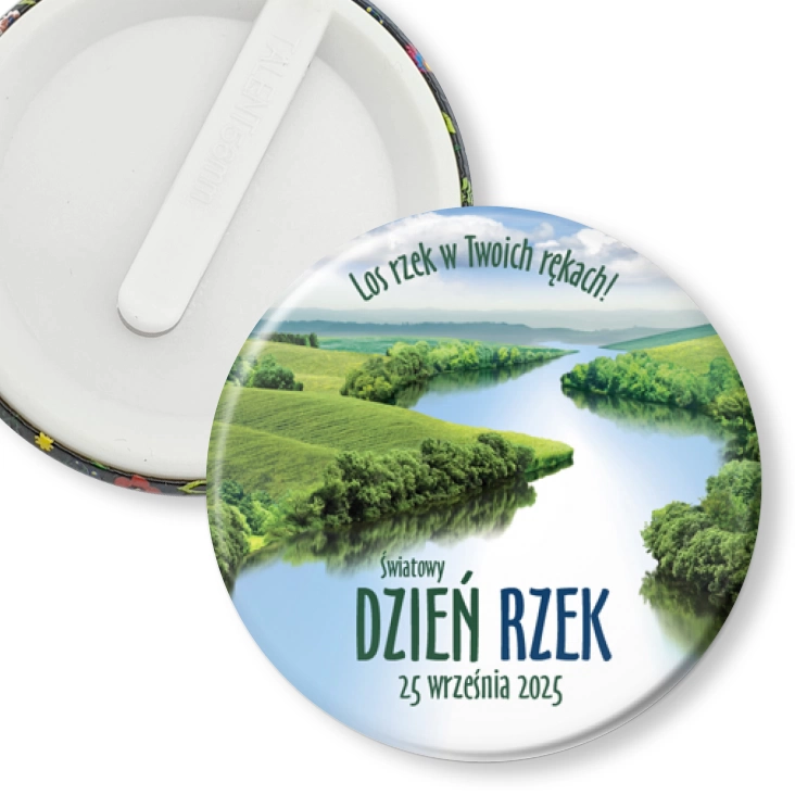 przypinka klips Dzień Rzek
