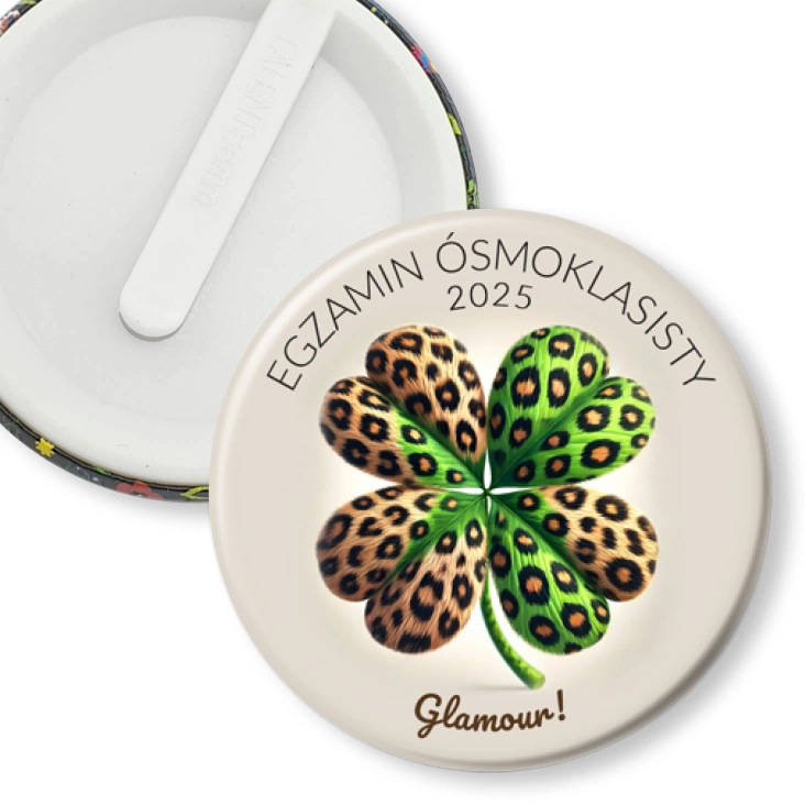 przypinka klips Egzamin Ósmoklasisty Glamour