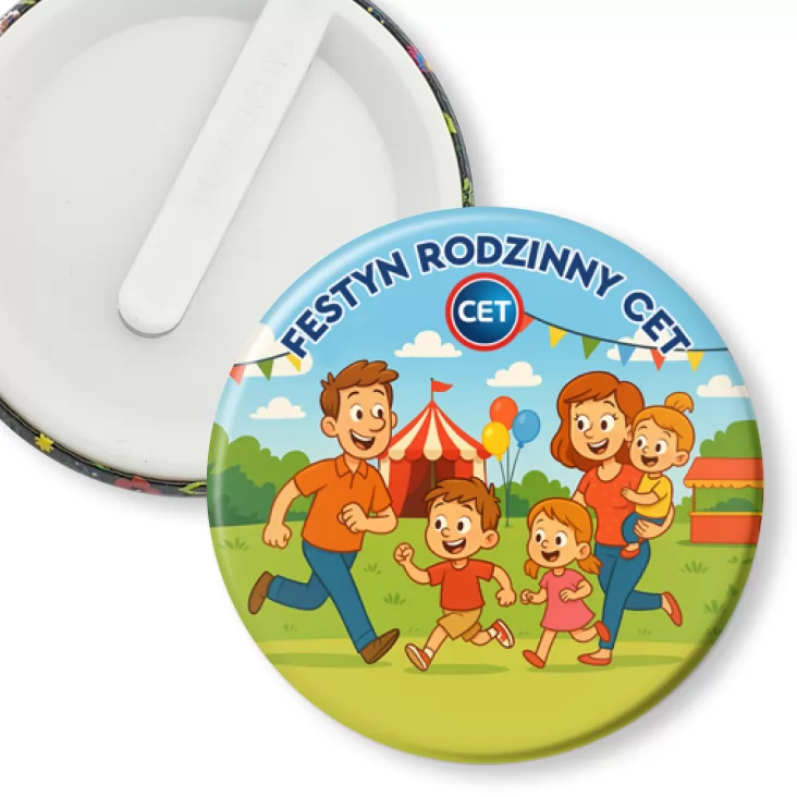 przypinka klips Festyn rodzinny CET