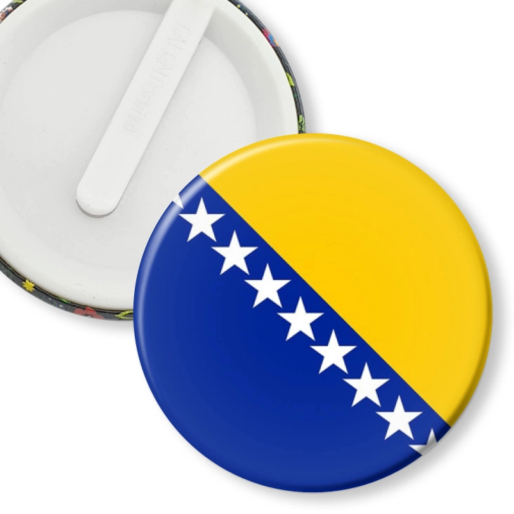 przypinka klips Flaga Bośnia i Hercegowina