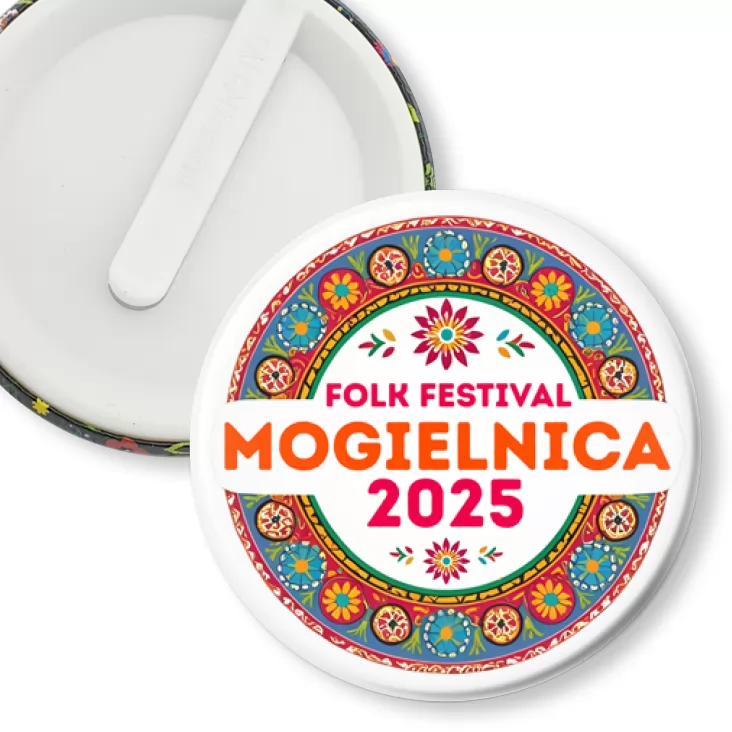 przypinka klips Folk Festival Mogielnica 2025