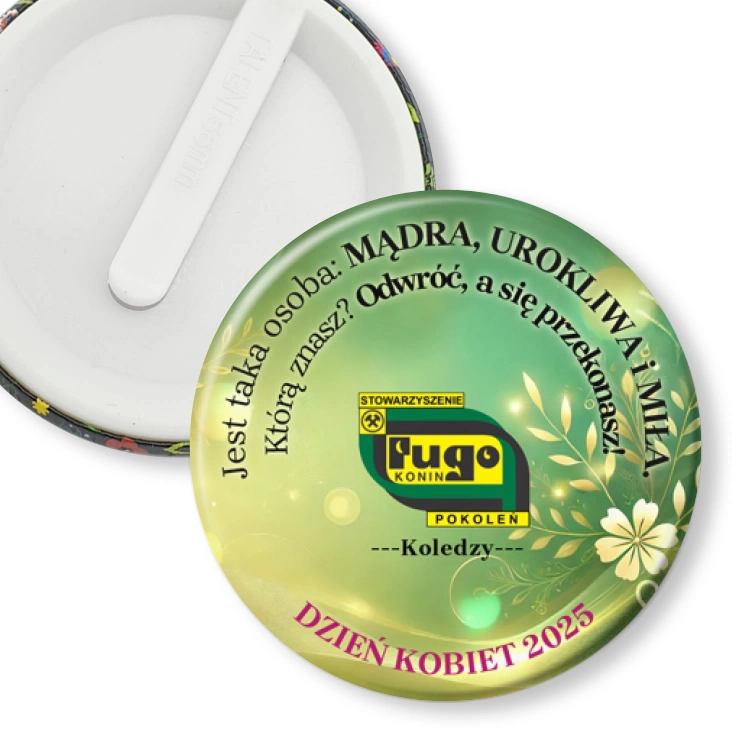 przypinka klips Fugo Dzień Kobiet 2025