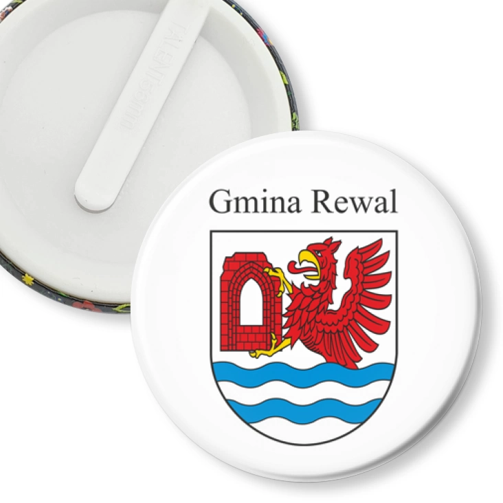 przypinka klips Gmina Rewal