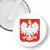 Przypinka klips Godło Polski Orzeł w koronie