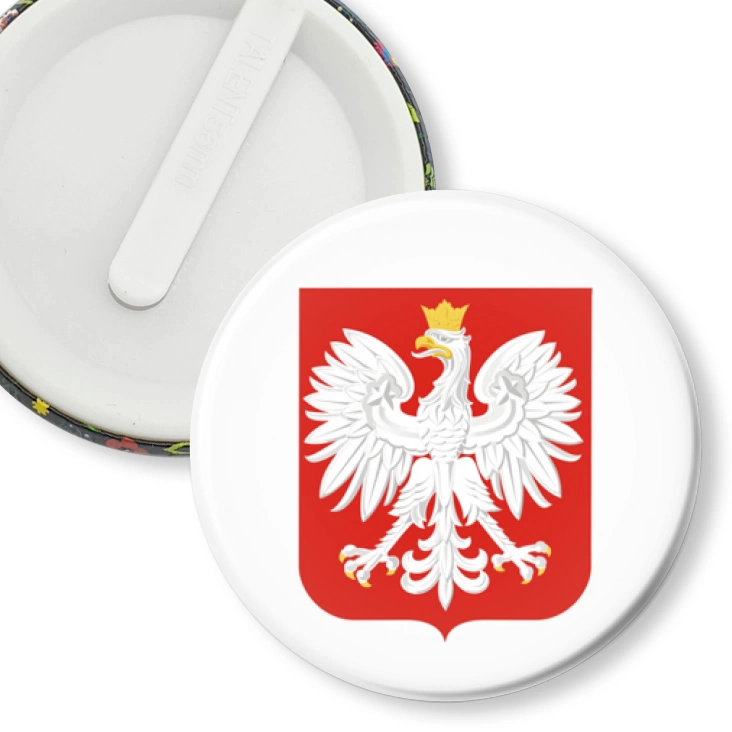 przypinka klips Godło Polski Orzeł w koronie