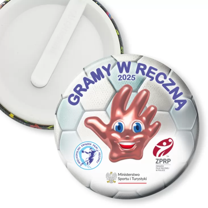 przypinka klips Gramy w ręczną 2025 2026
