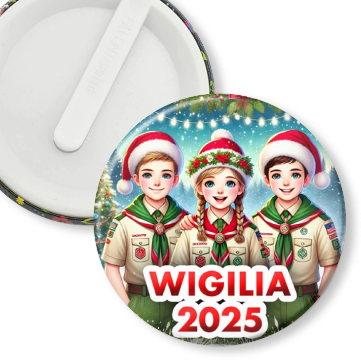 przypinka klips Harcerska wigilia