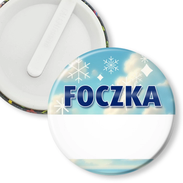 przypinka klips Idenftyfikator foczka