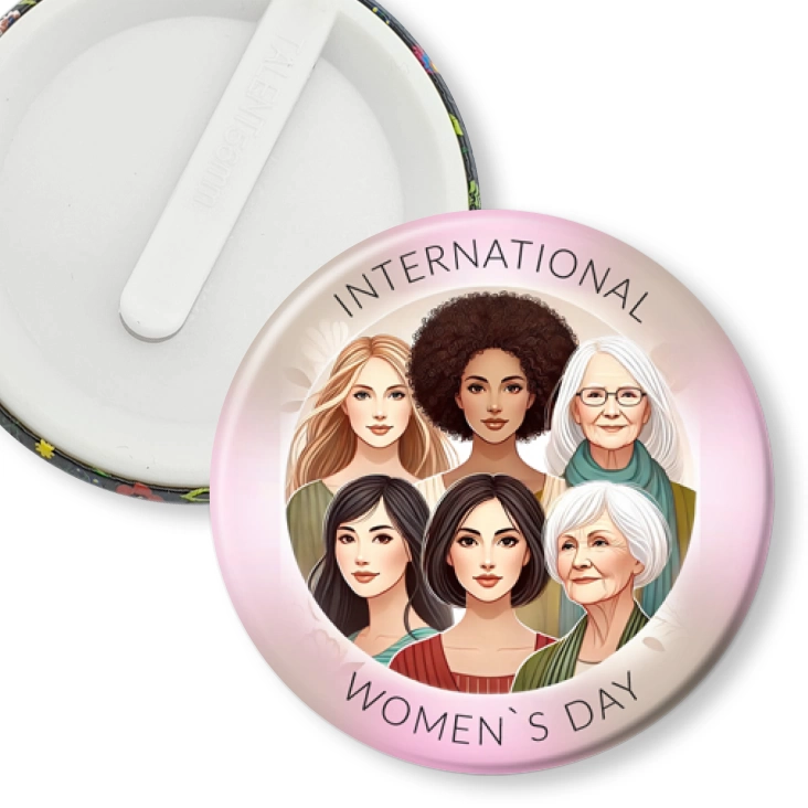 przypinka klips International Women`s Day