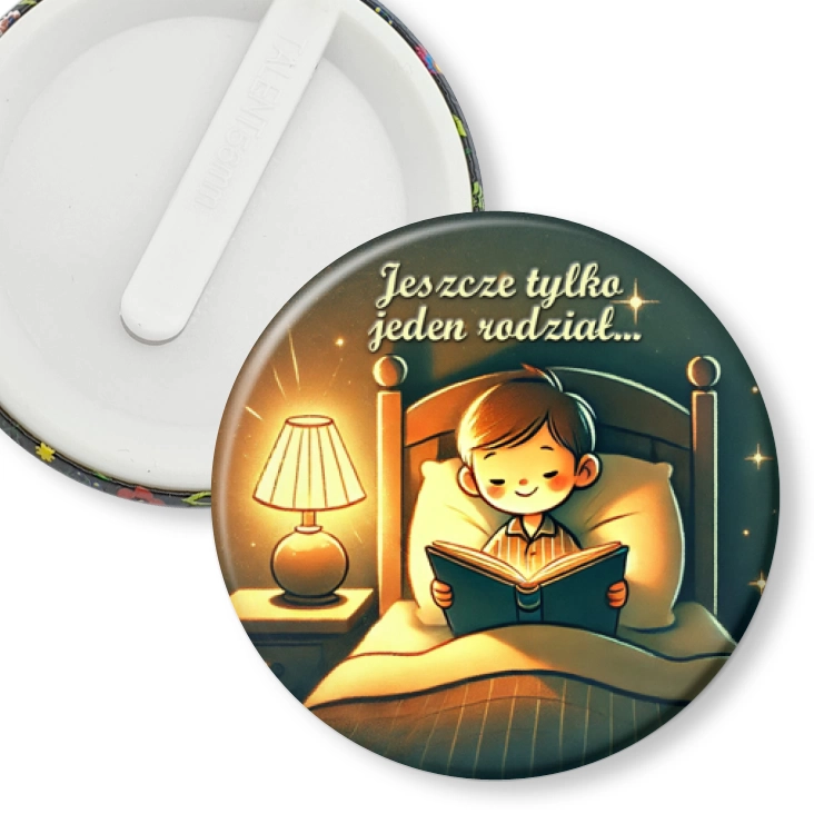 przypinka klips Jeszcze tylko jeden rozdział