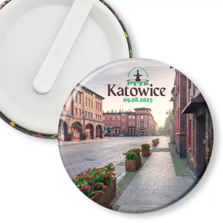 przypinka klips Katowice 2025 PTTK Nysa