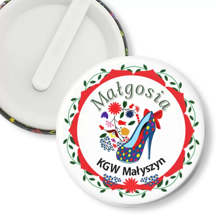 przypinka klips KGW Małyszyn