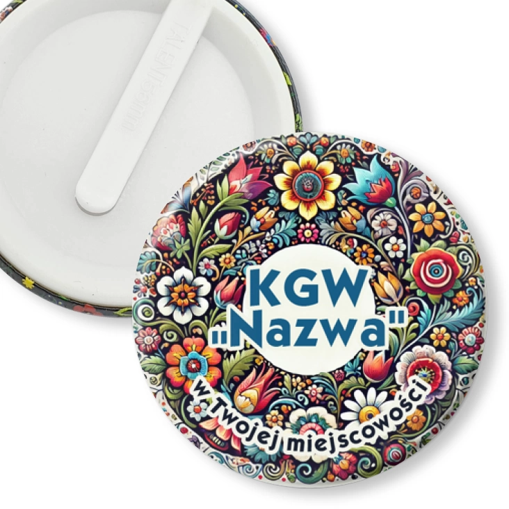 przypinka klips KGW motyw kociewski