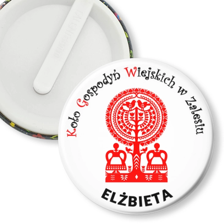przypinka klips KGW w Zalesiu