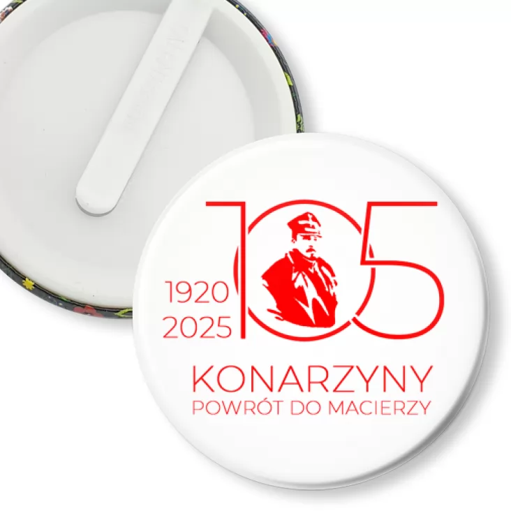przypinka klips Konarzyny powrót do macierzy 2025