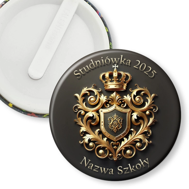 przypinka klips Królewska Studniówka