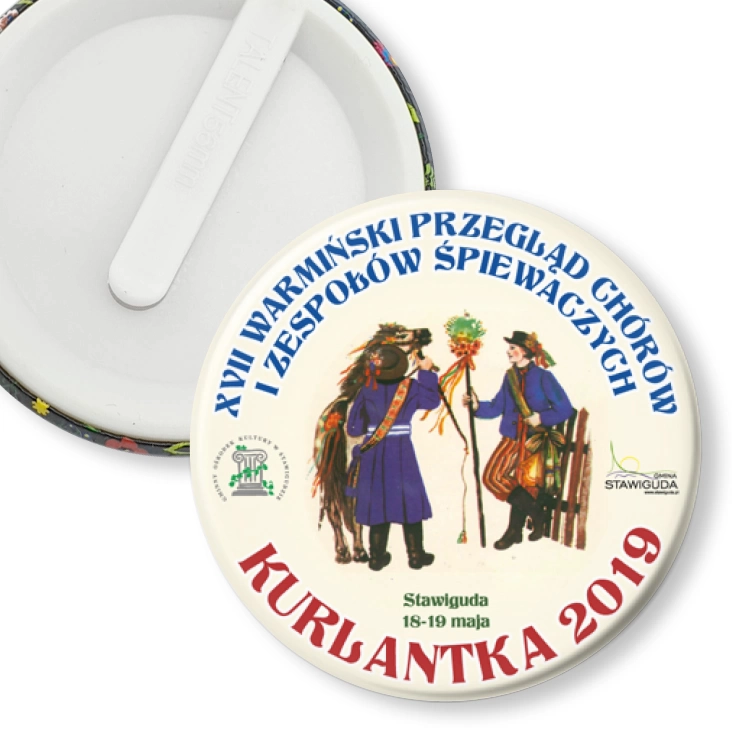 przypinka klips Kurlantka 2019