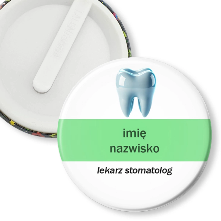 przypinka klips Lekarz stomatolog