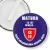 Przypinka klips Matura 25 lat minęło zjazd absolwentów