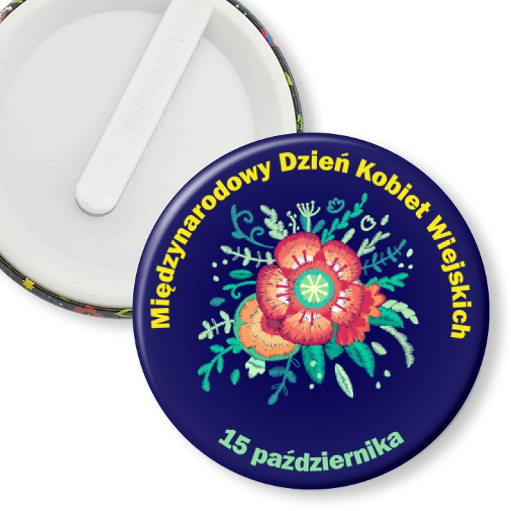 przypinka klips Międzynarodowy Dzień Kobiet Wiejskich