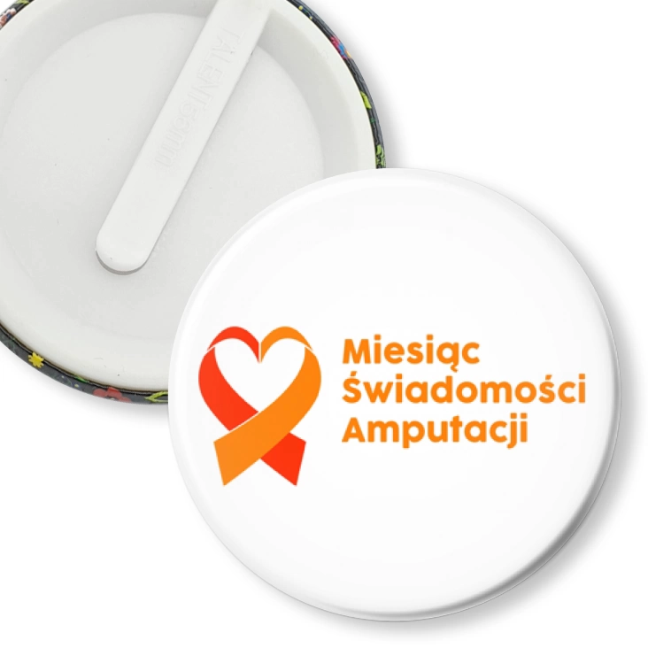 przypinka klips Miesiąc Świadomości Amputacji