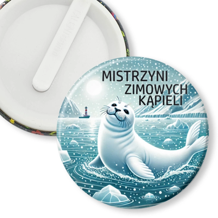 przypinka klips Mistrzyni zimowych kąpieli
