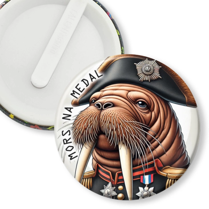 przypinka klips Mors z medalami