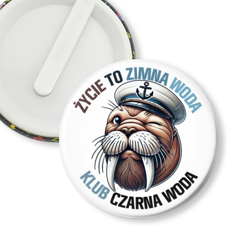 przypinka klips Morsy Klub Czarna Woda
