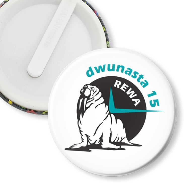 przypinka klips Morsy Rewa dwunasta 15