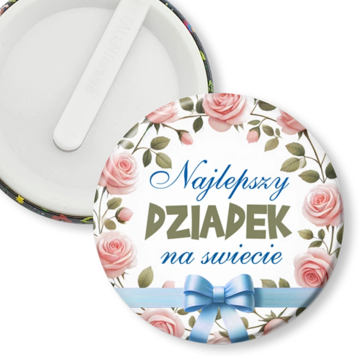 przypinka klips Najlepszy dziadek