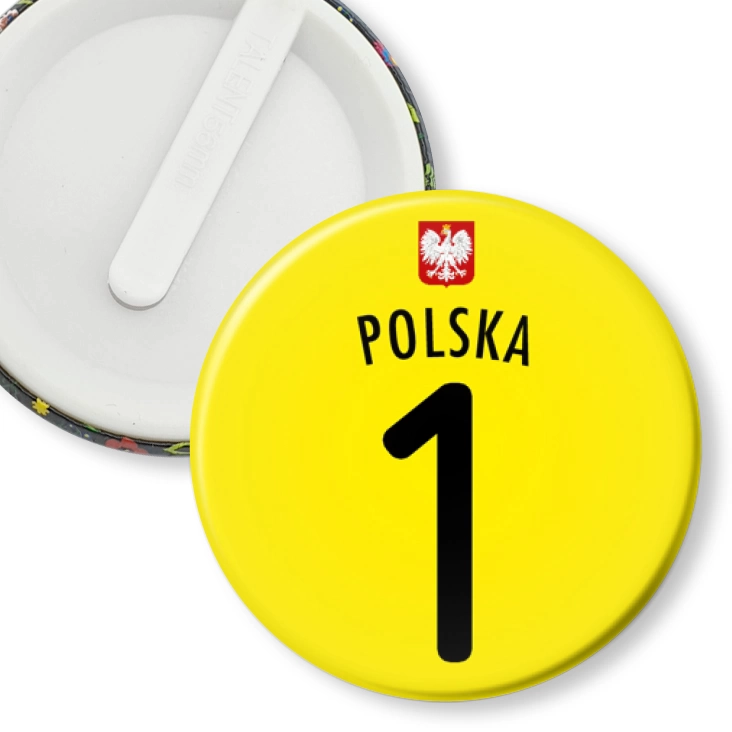 przypinka klips Numer jeden