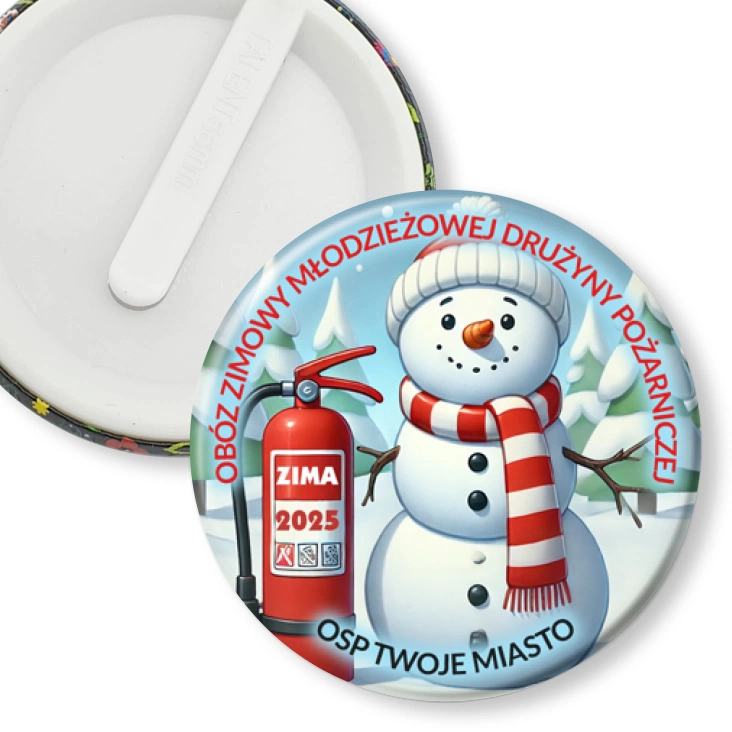 przypinka klips Obóż Zimowy MDP
