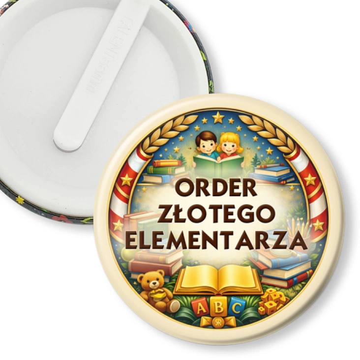 przypinka klips Order Złotego Elementarza