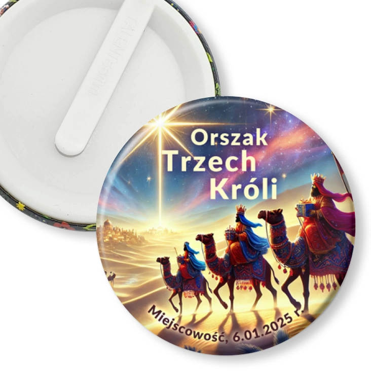 przypinka klips Orszak Trzech Króli