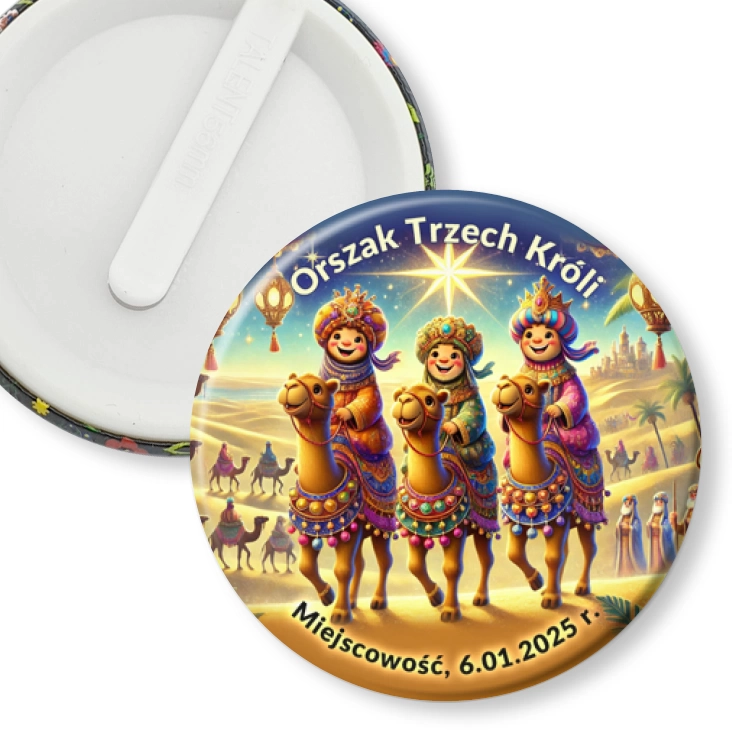 przypinka klips Orszak Trzech Króli Jasełka