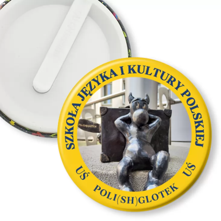 przypinka klips Polishglotek
