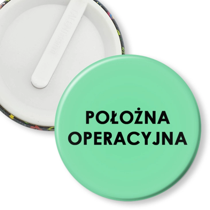 przypinka klips Położna operacyjna