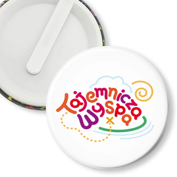 przypinka klips Przedszkole Tajemnicza Wyspa