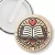 Przypinka klips Przyjaciel biblioteki serce i książka