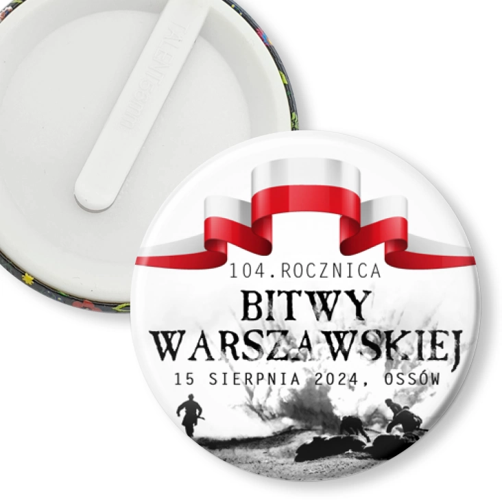 przypinka klips 104. Rocznica Bitwy Warszawskiej Ossów