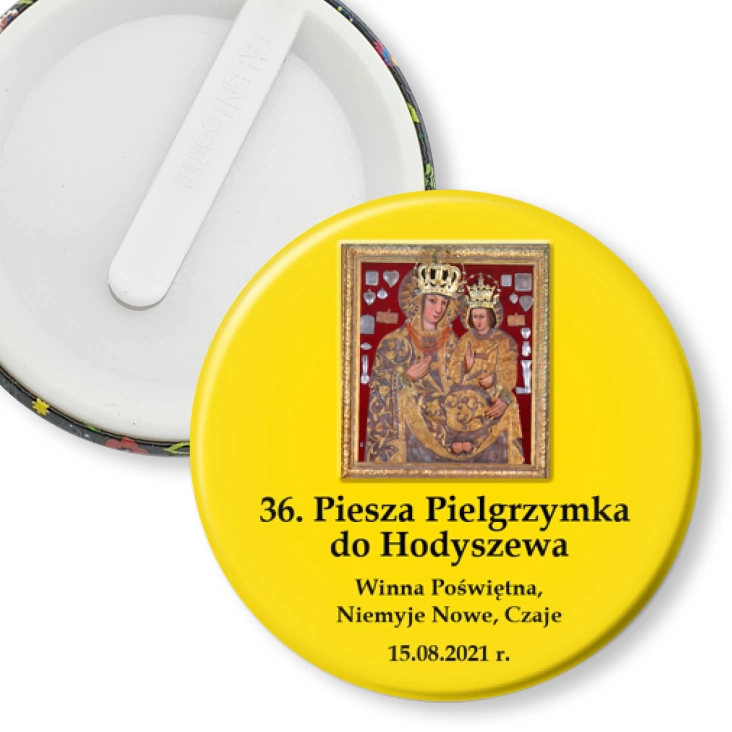 przypinka klips 36. Piesza Pielgrzymka do Hodyszewa