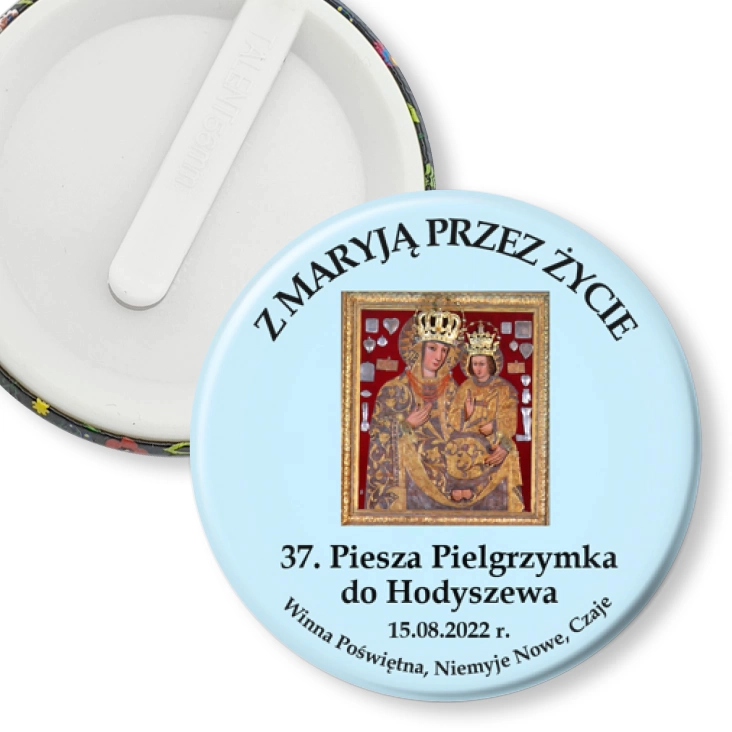przypinka klips 37. Piesza Pielgrzymka do Hodyszewa