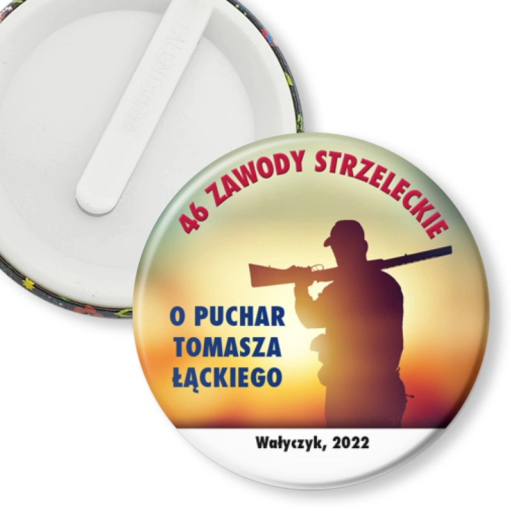 przypinka klips 46 Zawody Strzeleckie o Puchar Tomasza Łąckiego