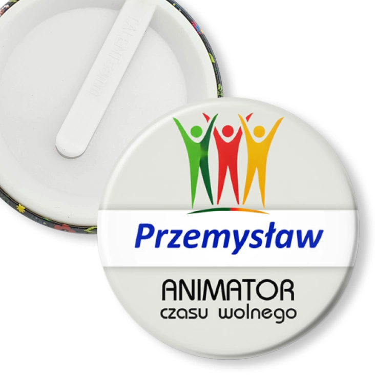 przypinka klips Animator czasu wolnego