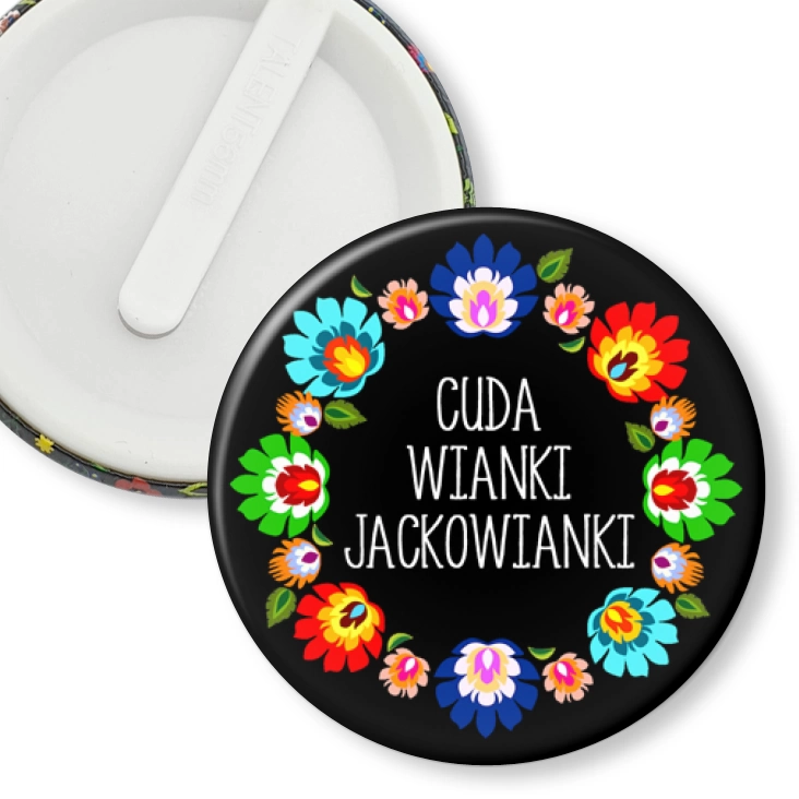 przypinka klips Cuda wianki Jackowianki