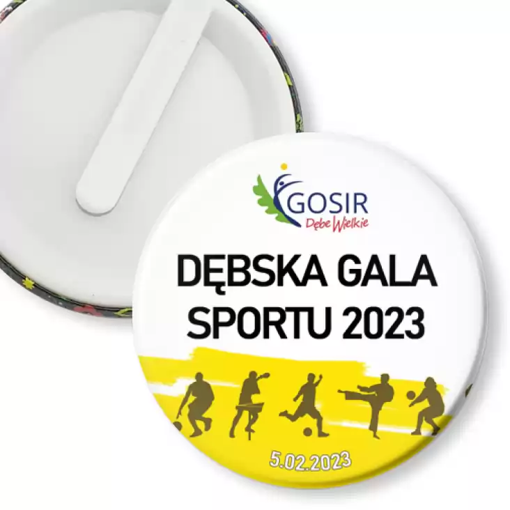 przypinka klips Dębska Gala Sportu 2023